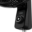 Ventilador de Coluna Cadence VTR830 Refresh Turbo Pro 6 Pás 3 Velocidades Preto e Azul 220V